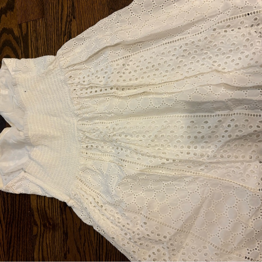 NWOT kimchi blue white eyelet dress size large - Picture 3 of 6